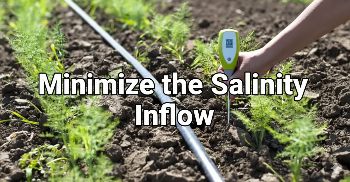 Minimize the salinity Inflow