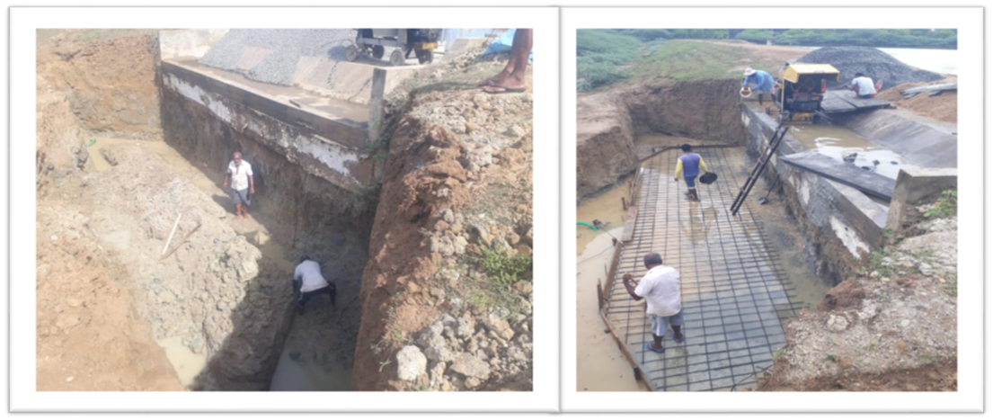 Construction of Mayurapura Tank Spill