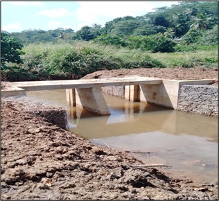Construction of Wathawana Anicut