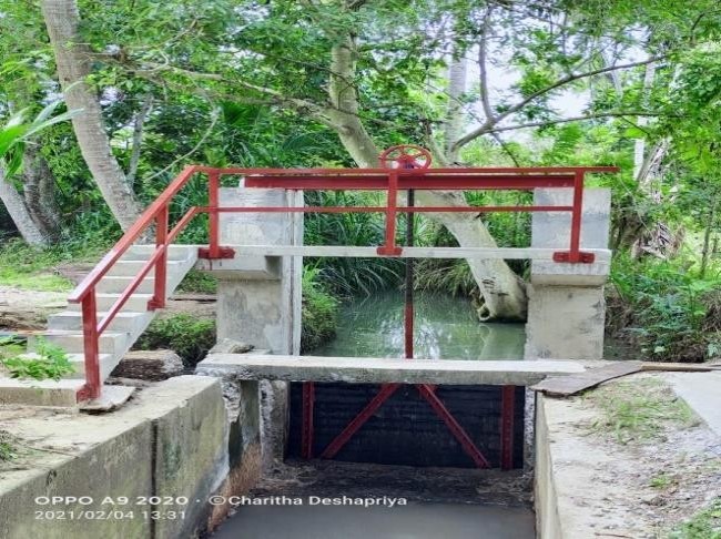 Rehabilitation of Eraduketiyawala Anicut